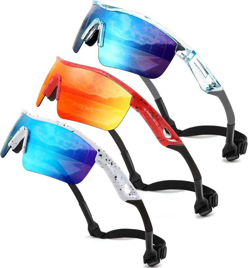 FEISEDY Kids Teens Baseball Polarized Sunglasses Sports TR90 Frame Boys Girls Cycling B2454 - Image 1