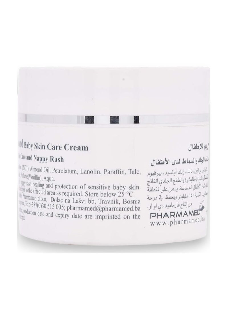 Pharmamed Almond Baby Skin Care Cream, 150 ml - Image 2