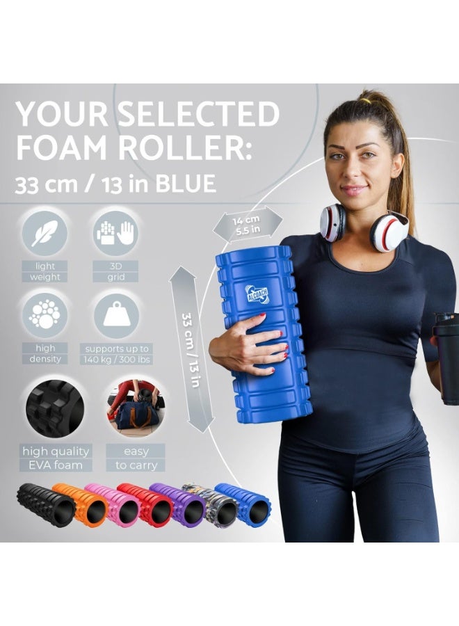 ALCOACH EVA Foam Roller for Deep Tissue Muscle Massage, High Density Foam Roller for Trigger Point Exercise  - Image 2