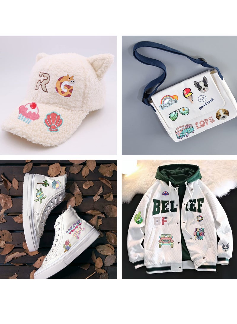 Cute Embroidered Iron on Patches Set, 6 Pcs Pet Dog Applique for Clothing, Ideal for Jeans, Hats, Bags, and Arts Crafts - Image 4