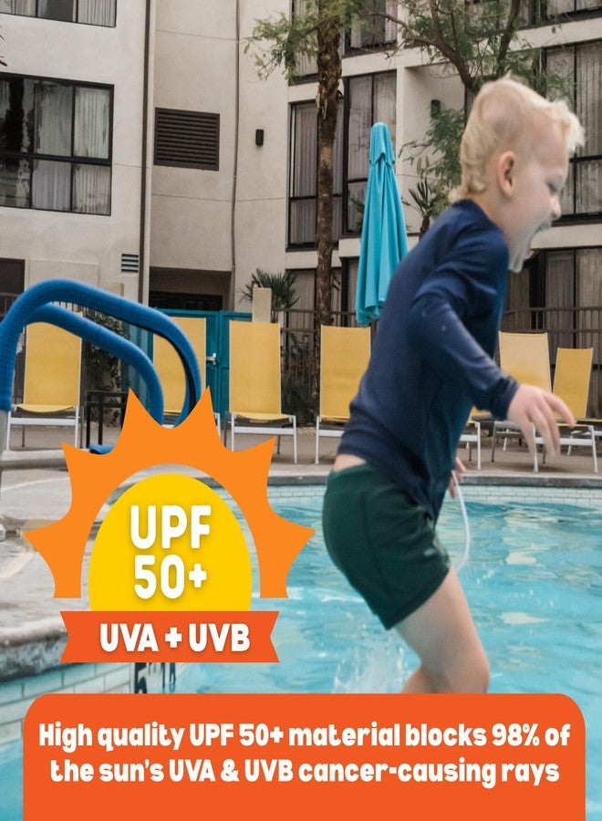 SwimZip Shorties - UPF 50+ Swim Shorts - Baby, Toddler, and Kids - Boys or Girls Hunter Green - Image 4