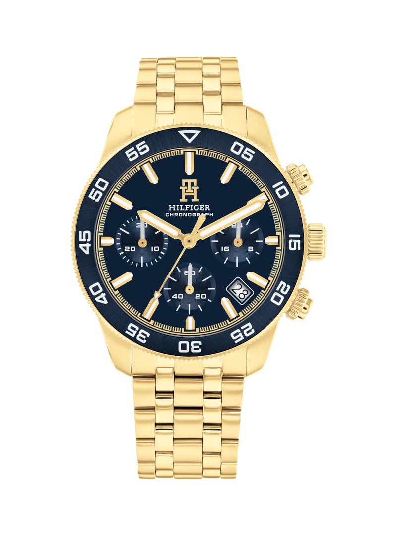 TOMMY HILFIGER TOMMY HILFIGER ROUND CHRONOGRAPH MEN'S BLUE CASE WATCH - 1792158  - Image 3