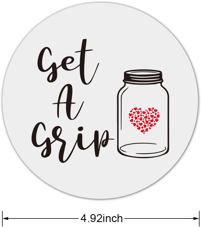 FTONENI Silicone Jar Opener Gripper Pad, Jar Grippers for Opening Jars, Get A Grip Rubber Bottle Opener Gripper Pad, Round Multi-Purpose Non Slip Heat Insulation Bottle Lid Openers for Seniors Kids 2 Pieces - Image 2