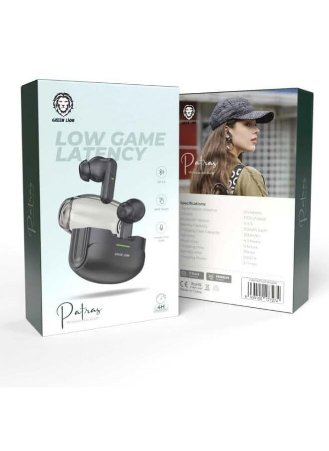 GREEN LION - Green Lion Patras Wireless Earbuds - Black - Image 1