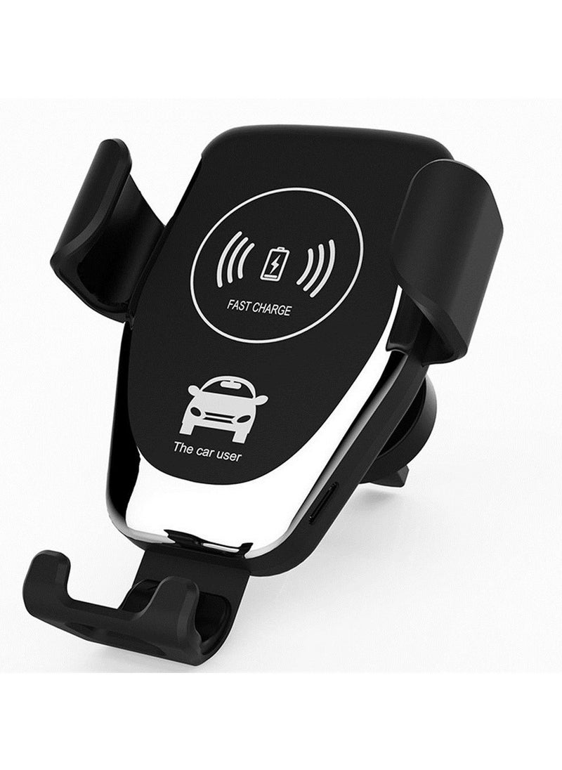 HM2A - Car Phone Wireless Charger and Holder 10 Watt for Car Air Vent ( Black ) - Image 1