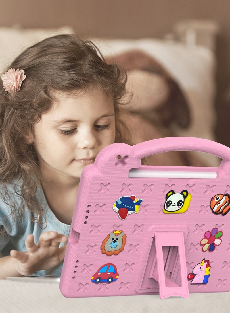 Protective Tablet Case Compatible with HUAWEI MatePad SE 2023 10.4 with Handle Bar Children Cover , Flat Protective Sleeve EVA Shockproof Tablet Case Portable Cute Cover with Kickstand - Image 3