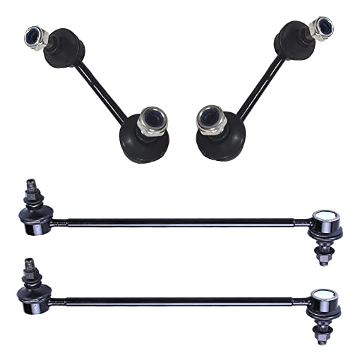 HHCM 4pc Front Rear Sway Bar Link Kit K80296 K80297 K80298 for Toyota RAV4 2001 2002 2003 2004 2005, Front Stabilizer Bar End Links and Rear Sway Bar End Links, Suspension Stabilizer Bar Link Kit - Image 1