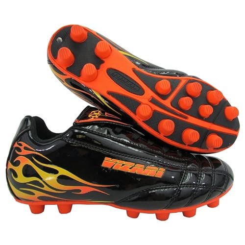 Vizari Blaze FG Soccer Shoe InfantToddlerLittle Kid BlackOrange 15 US Infant