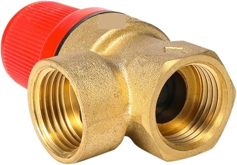 Brass Safety Relief Valve 3bar For Solar Water Heater BSP Female Thread - Image 2
