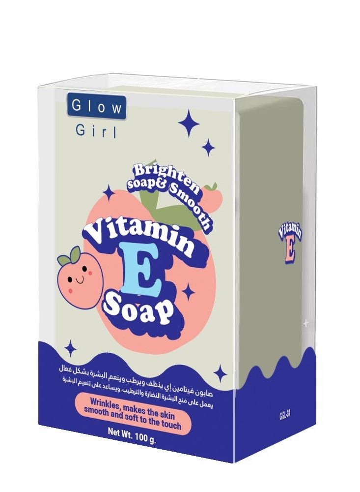 Glow Girl Brighten Soap Smooth  Vitamin E100g - Image 1