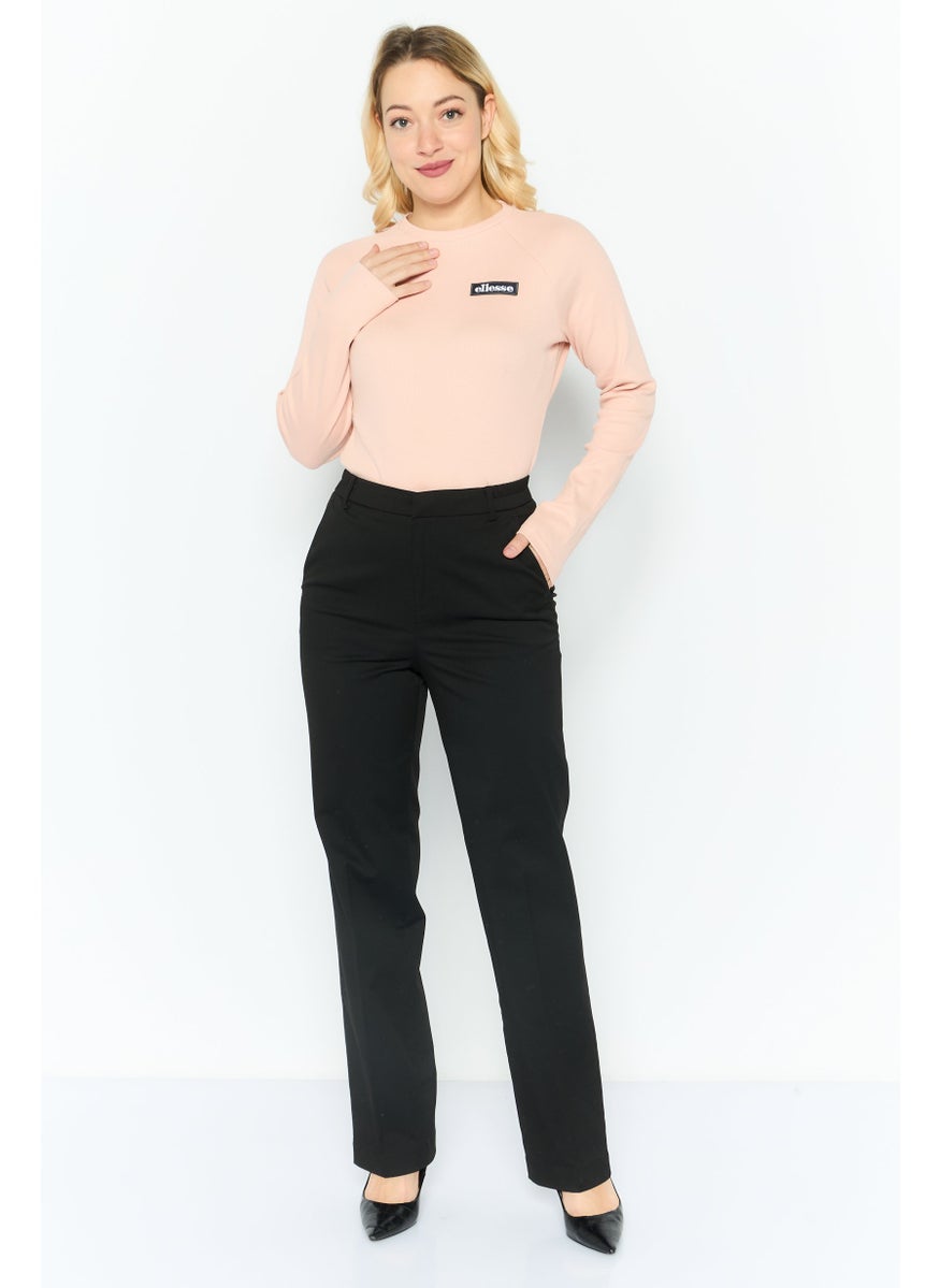 Ellesse - Women Brand Logo Long Sleeve Bodysuit, Pink - Image 1