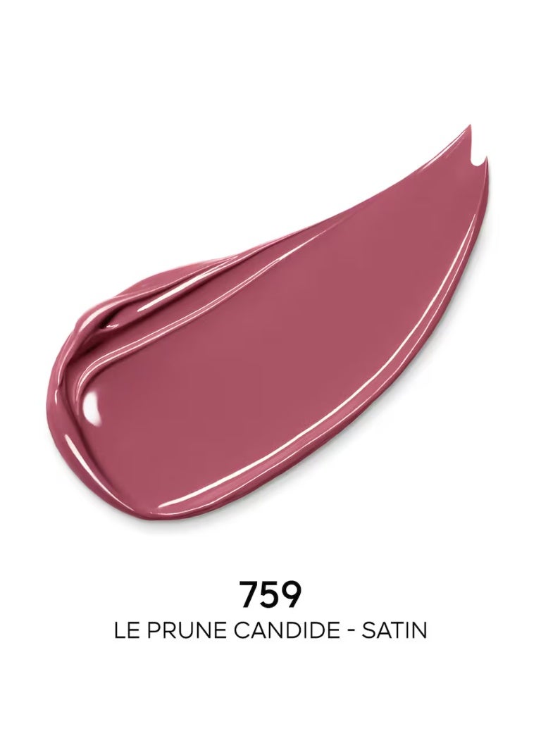 غيرلان أحمر شفاه جيرلان روج جي قابل للتخصيص، عبوة إعادة تعبئة فائقة العناية 3.5 غرام - 759 لو برون كانديد - لون شفاه مرطب بلمسة نهائية ساتانية - Image 2