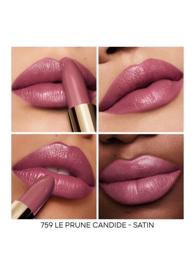 غيرلان أحمر شفاه جيرلان روج جي قابل للتخصيص، عبوة إعادة تعبئة فائقة العناية 3.5 غرام - 759 لو برون كانديد - لون شفاه مرطب بلمسة نهائية ساتانية - Image 3