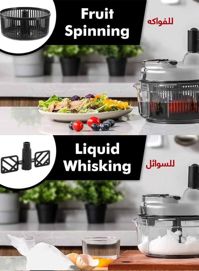هوم ماستر قطاعة بصل وخضار هوم ماستر HM-812 - Image 4