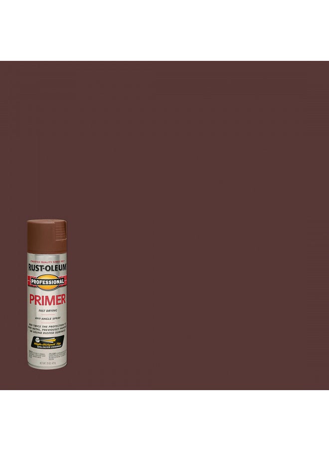 RUST-OLEUM Rust-Oleum 7569838 Professional Primer Spray Paint, 15 oz, Red Primer  - Image 3