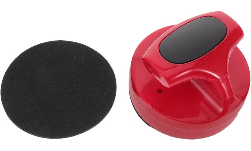 Red Lint Patches For Air Hockey Paddle Replacement Accessory - Image 1