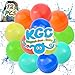 KGC 12 PCS Reusable Water Balloons No Magnets Self Sealing Silicone Water Bomb with Mesh Bag Quick Fill Water Splash Ball for Outdoor Activities Summer Toys Swimming Pool Toys Party Gift for Kids - Image 3