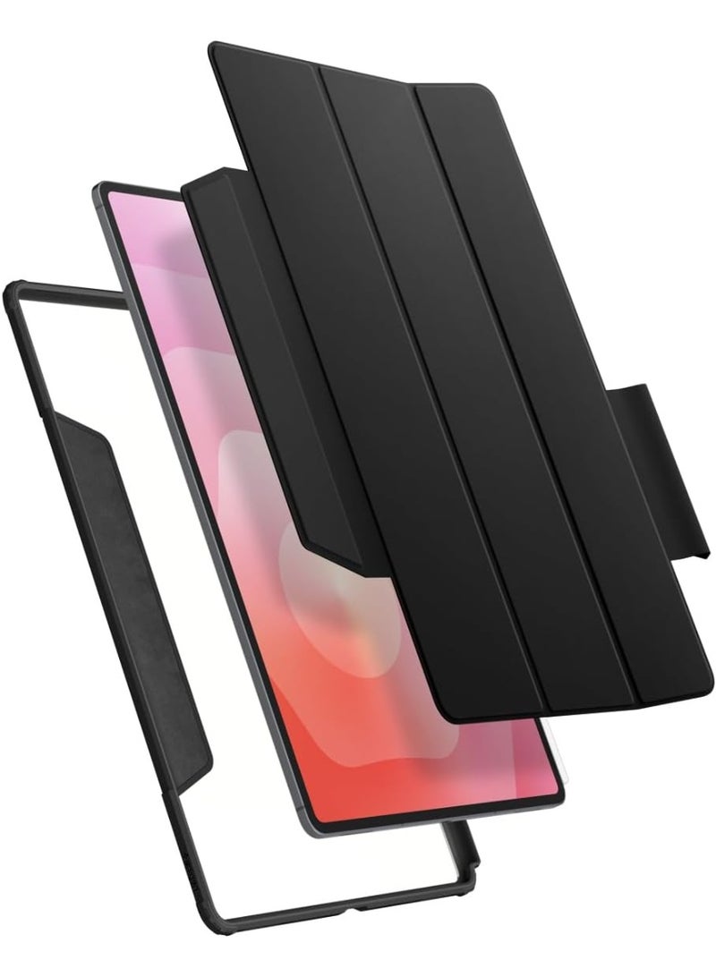Spigen Air Skin Pro Samsung Galaxy Tab S11 ULTRA Case Cover 14.6 inch (2025) Magnetic Detachable Tri-Fold Cover Clear Back with S Pen Holder - BlackAir Skin Pro Samsung Galaxy Tab S11 ULTRA Case Cover 14.6 inch (2025) Magnetic Detachable Tri-Fold Cover Clear Back with S Pen Holder - Black - Image 1