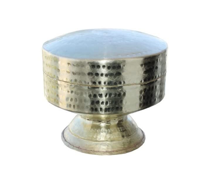 MUKE Handmade Pure Brass Water Pot BedaGadaWater DispenserContainerMatka Capacity 6 Liters Pack of 1 - Image 3