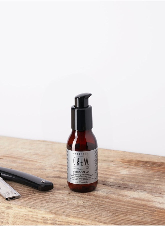 AMERICAN CREW Beard Conditioner Serum, Conditioning Oil Blend For Soft, Shiny And Smooth Beard 50ml  - Image 3