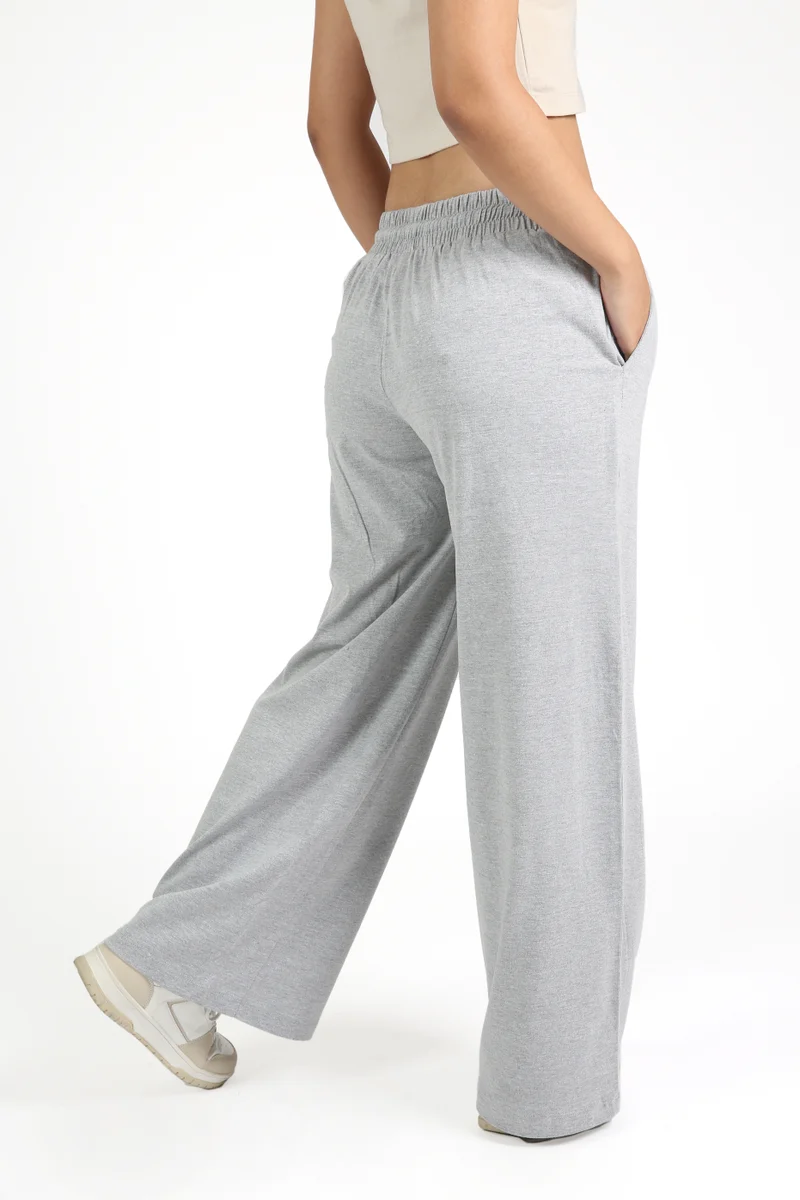 Nikias Nikias Grey Comfortable Trousers for Daily Wear