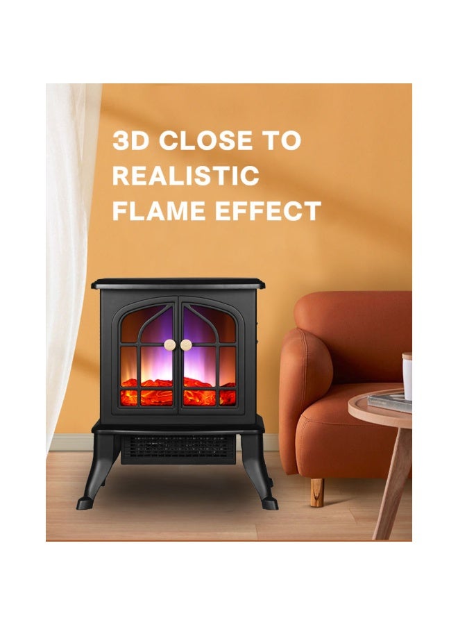 Denx Portable Ceramic Fan Heater | Energy-Efficient PTC Heating, Tip-Over Safety & 2 Heat Settings | Ideal for Home, Office & Personal Use - Image 5