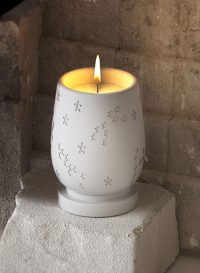 Japleed Zodiac Silicone Jar Molds with Lid, Star Design Candle Holder Container Storage Resin Concrete Molds, Constellation Box Succulent Pot Jewelry Holder Casting Mould for Decoration Crafting - Image 2