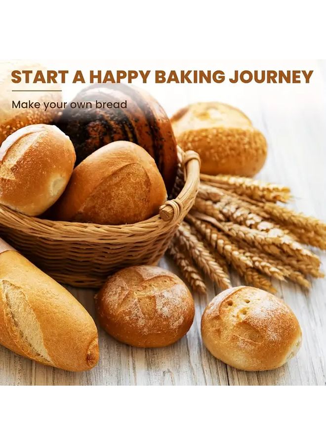 2 Pack 5 Inch Bread Proofing Baskets Set Mini Sourdough Baking Supplies Small Proofing Baskets - Image 5