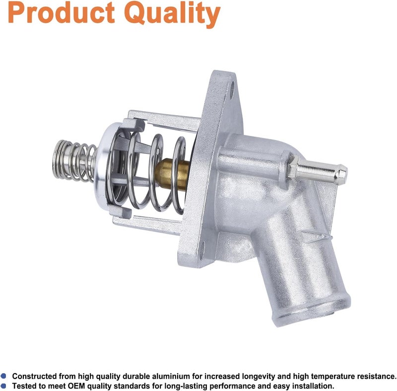 YOUYIEN Upgrade Aluminium Thermostat Housing Assembly for Chevy & GMC - Image 4