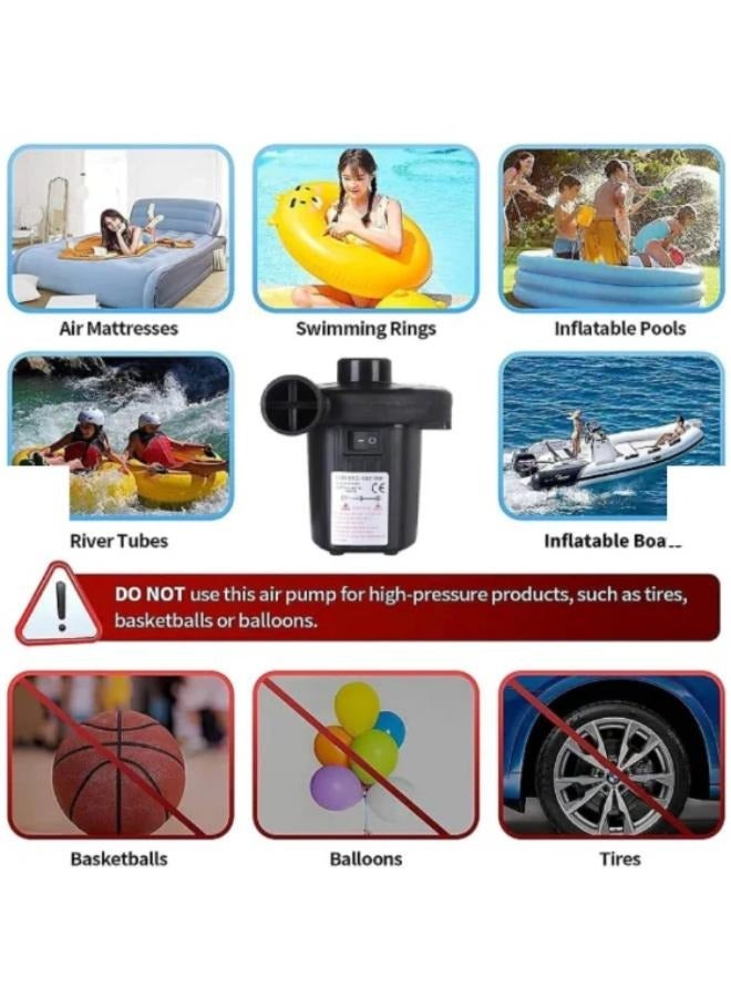 240V Two Way Electric Air Pump for Inflatable Mattress Boat Bagel Inflatable Sofa Sea Bed Pump Air Pump  - Image 4