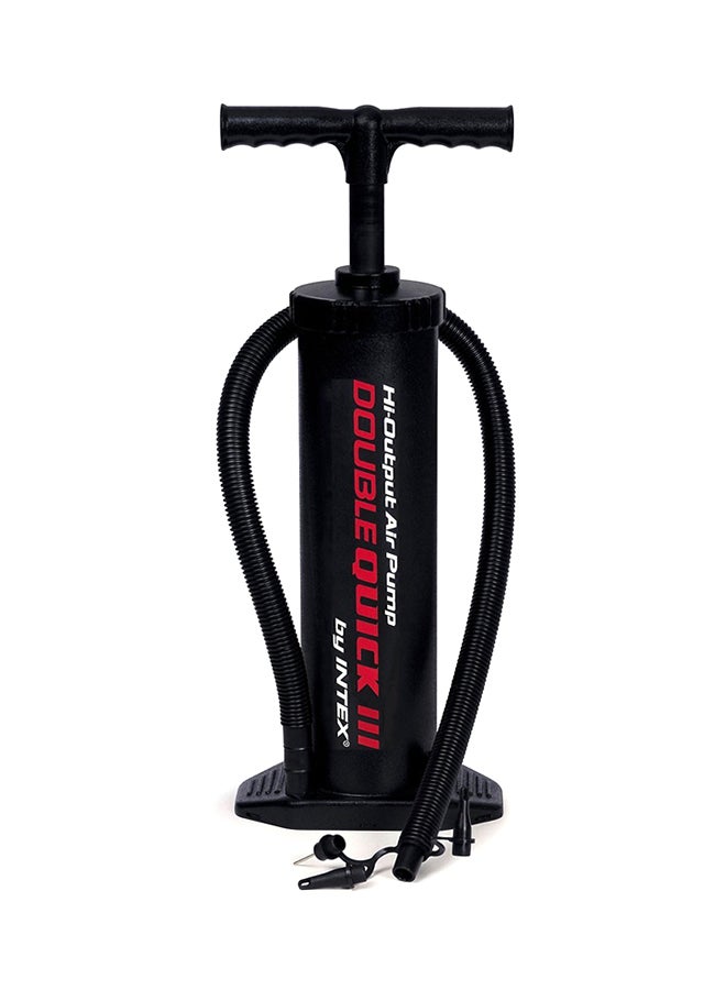 INTEX Foot Air Pump Black/Red 19inch - Image 1