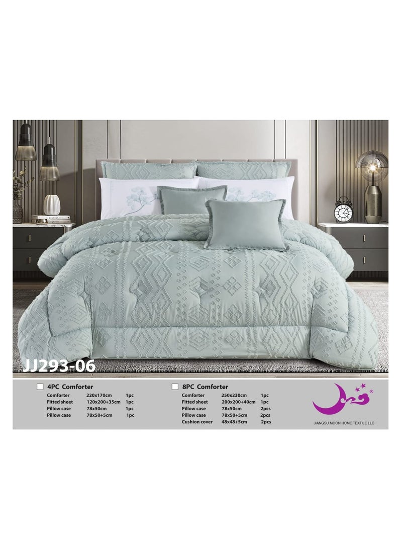 Moon Double quilt set, summer mattress, 6 pieces, medium fixed filling, size 230 x 250  - Image 1