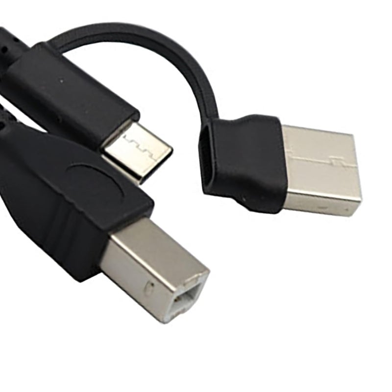 Type-C Phone Printer Cable Type-C USB to USB B Connector OTG for Electronic Piano Microphone Connection Phone to Electronic Drum - Image 3