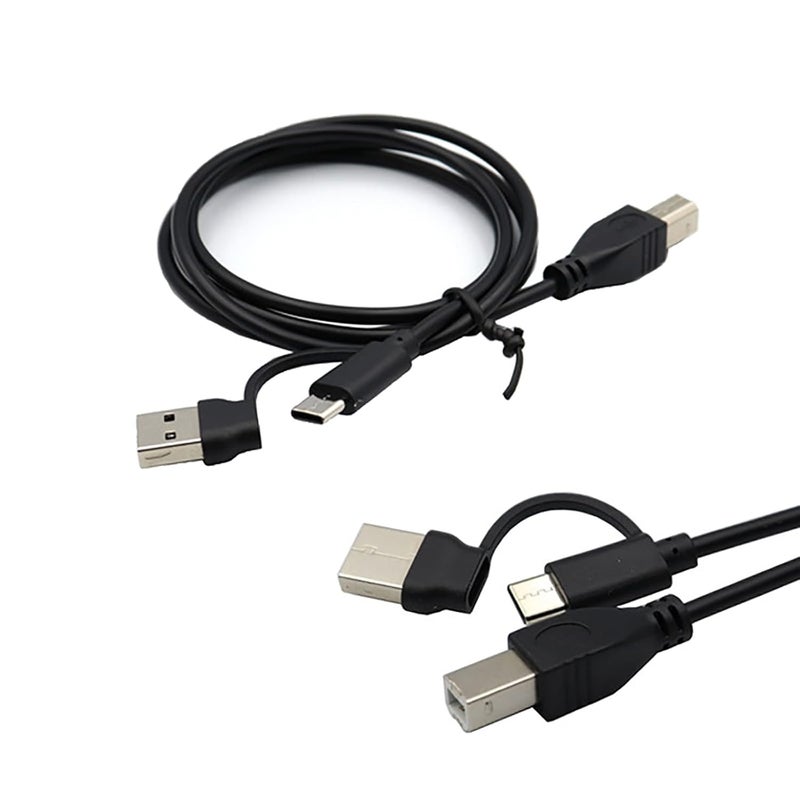 Type-C Phone Printer Cable Type-C USB to USB B Connector OTG for Electronic Piano Microphone Connection Phone to Electronic Drum - Image 2