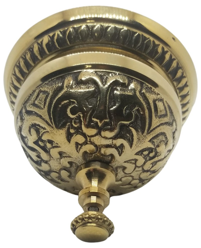 Upper Deck Solid Brass Victorian Style Service Desk Bell - Image 4