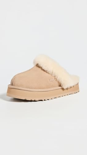 UGG Women's DISQUETTE Slipper, Sand, 10 - Image 2