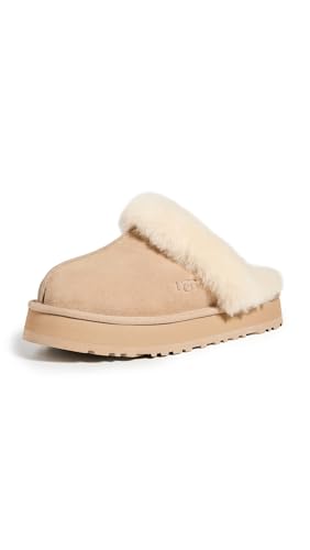 UGG Women's DISQUETTE Slipper, Sand, 10 - Image 1