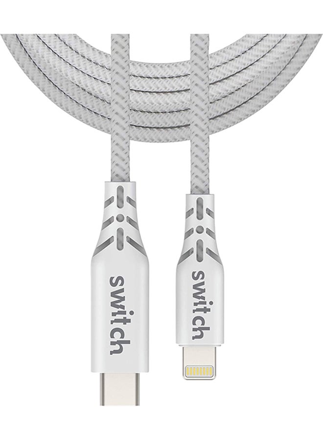 Switch Lightning Data Sync And Charging Cable White - Image 3