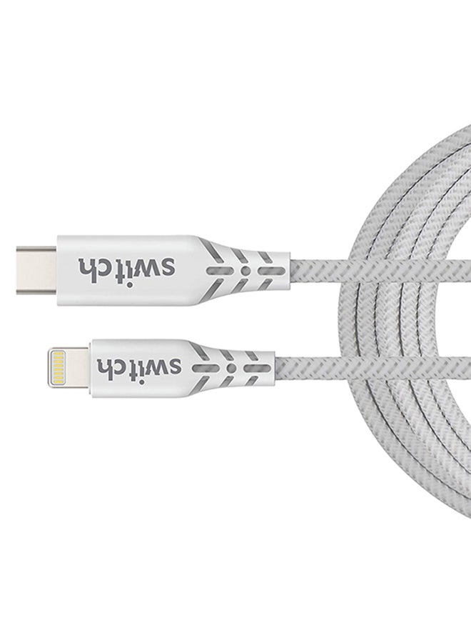 Switch Lightning Data Sync And Charging Cable White - Image 4