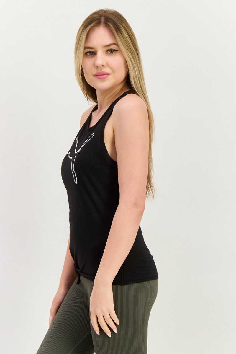 PUMA Women Sportswear Fit Sleeveless Training Top, Black - Image 2