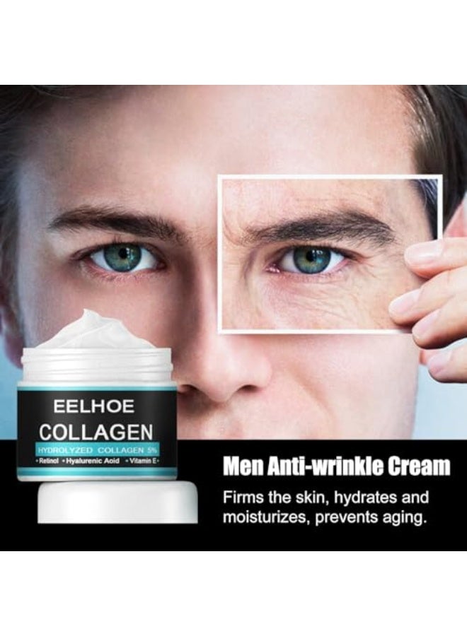 إيلهو كريم ريتينول للوجه للرجال مع فيتامين E وحمض الهيالورونيك – مضاد للتجاعيد، ترطيب عميق، شد وترطيب – كريم نهاري وليلّي لطيف لبشرة ناعمة وشابة – 30 مل - Image 5