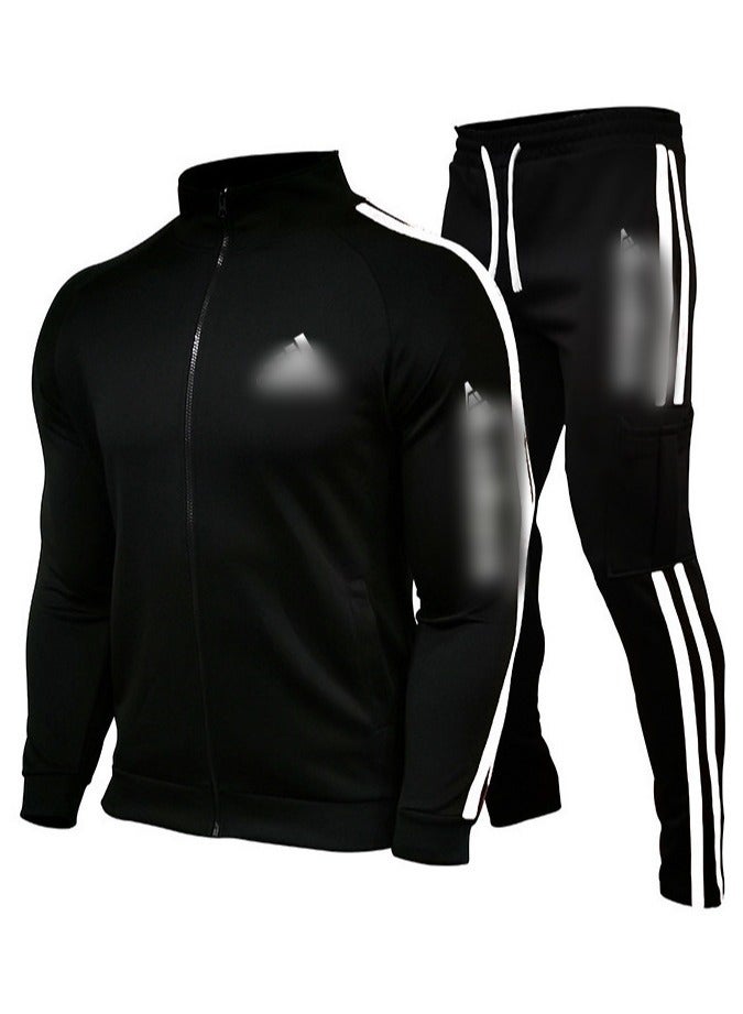 KUYING Men's Loose Sportswear And Sports Pants Two-Piece Set  - Image 1
