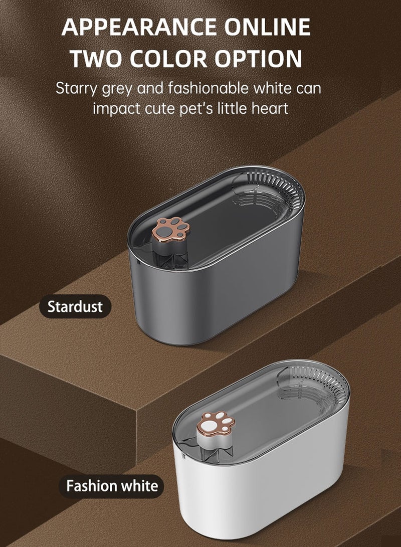 صن هوم نافورة مياه القطة ذات القدرة الكبيرة 3L نافورة مياه القطة التلقائية موزع مياه القطة مضخة هادئة للغاية نافورة مياه القطة متعددة الترشيح للشرب مناسبة للقطط الكلاب الحيوانات الأليفة الأخرى نافورة شرب الحيوانات الأليفة التلقائية مع الترشيح المتعدد - Image 2