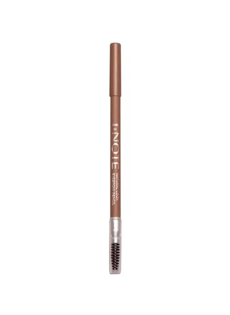 Note Note Natural Look Eyebrow Pencil 01- Fair