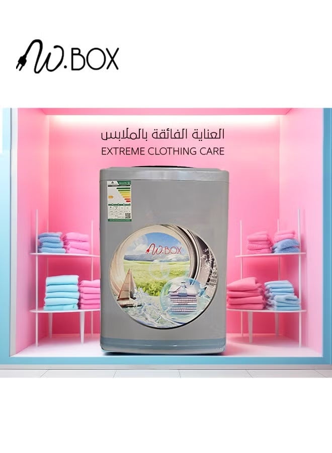 W.BOX W Box Top-Loading Washing Machine – 10 kg, Silver - Image 5