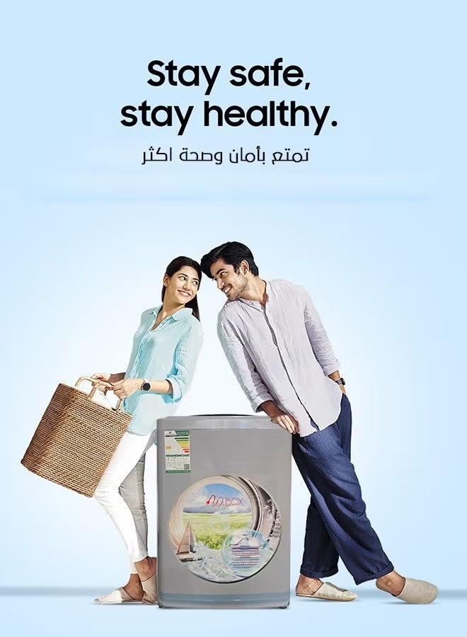 W.BOX W Box Top-Loading Washing Machine – 10 kg, Silver - Image 3