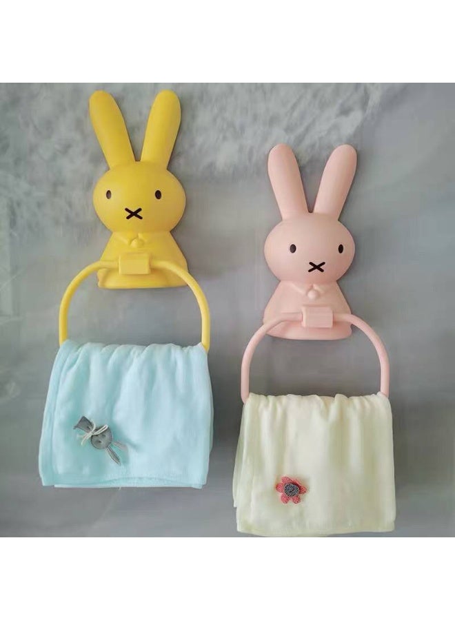 حامل فوط شكل الارنب + لصق  2 دبل فيس - Image 1