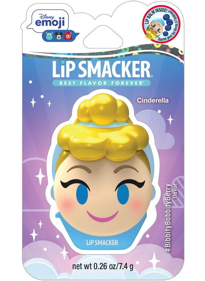 Lip Smacker Disney Cinderella Emoji Lip Balm Flavored Bibbity Bobbity Berry Clear For Kids  - Image 5