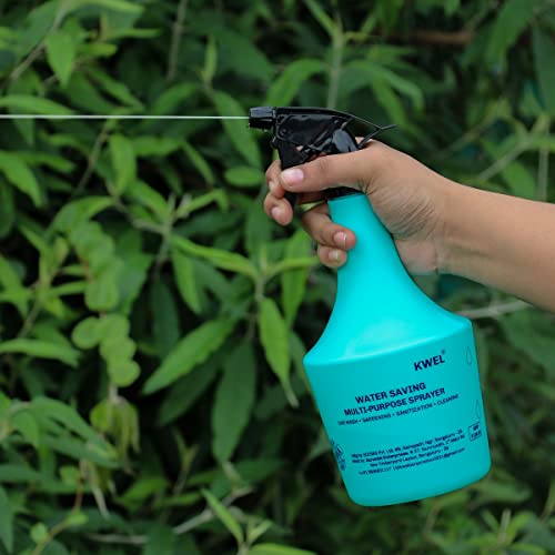 KWEL Spray Bottle (Aqua) 1000 ML for Multipurpose Use - Blue Pack of 6 - Image 3