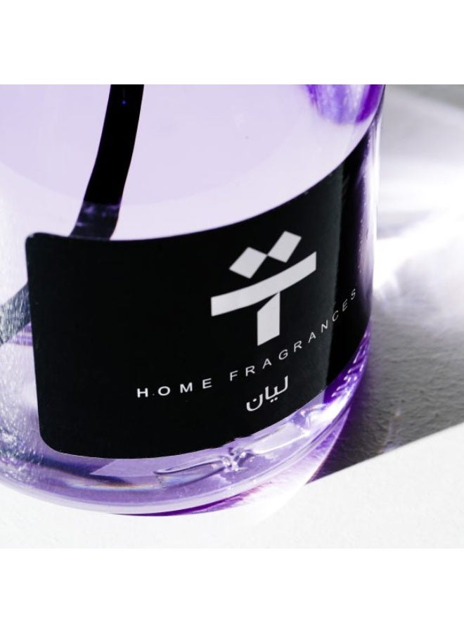 تعطيرة معطر ليان 500مل - استمتعي بمعطّر منزلي فاخر يمزج بين روائح المسك والقهوة، ليمنحك رائحة راقية تدوم طويلاً وتملأ أرجاء المنزل دفئًا وأناقة. - Image 2